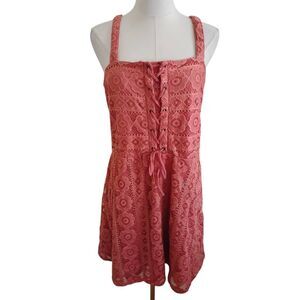 Aeropostale Peach Lace Dress Size XL NWT